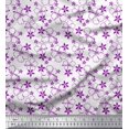 thumbnail image 1 of Soimoi Poly Georgette Fabric Artistic Floral Print Fabric by Yard 52 Inch Wide, 1 of 3