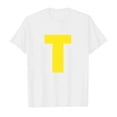 thumbnail image 4 of TZEWGL Cute Shirt For Kid Letter Printed Short Sleeve Print Crewneck Top For Newborns size 6-7T, 4 of 4