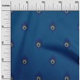 thumbnail image 1 of oneOone Cotton Flex Fabric Peacock Feather Ikat Printed Craft Fabric BTY 40 Inch Wide, 1 of 4