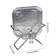 thumbnail image 3 of Antqov Six-piece Set Fruit Plates Cake Plates Household Dining Table Garbage Plates Spit Bones Plates Suitable for Restaurant Kitchen, Plastics Plates, 3 of 6