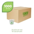 thumbnail image 4 of Eco EPCC9SGS Gobelets en Plastique Transparent Compostables pour Maïs 9 Oz Transparent/rayure Verte 50/sacs 1000/CT, 4 of 7