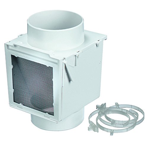 Deflecto Extra Heat Dryer Saver, 4", White (EX12)