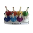 thumbnail image 3 of EASTIN Ensemble de Cloches Colorées à 8 Notes Cloches de Percussion à Main Jouet Musical Cloches Musicales, 3 of 8