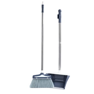 Chambre sur le balais, salle de bain et d'une casserole Balais et une casserole avec longue poignée-vent de stand Up Dustpan avec des balais Combo pour la maison salle de cuisine Bureau Utilisation du sol
