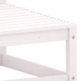 thumbnail image 5 of vidaXL 2 Piece Garden Lounge Set White Solid Pinewood, 5 of 5
