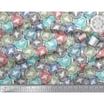 thumbnail image 2 of Soimoi Polyester Crepe Fabric Coral Ocean Decor Fabric Printed Yard 52 Inch Wide, 2 of 2