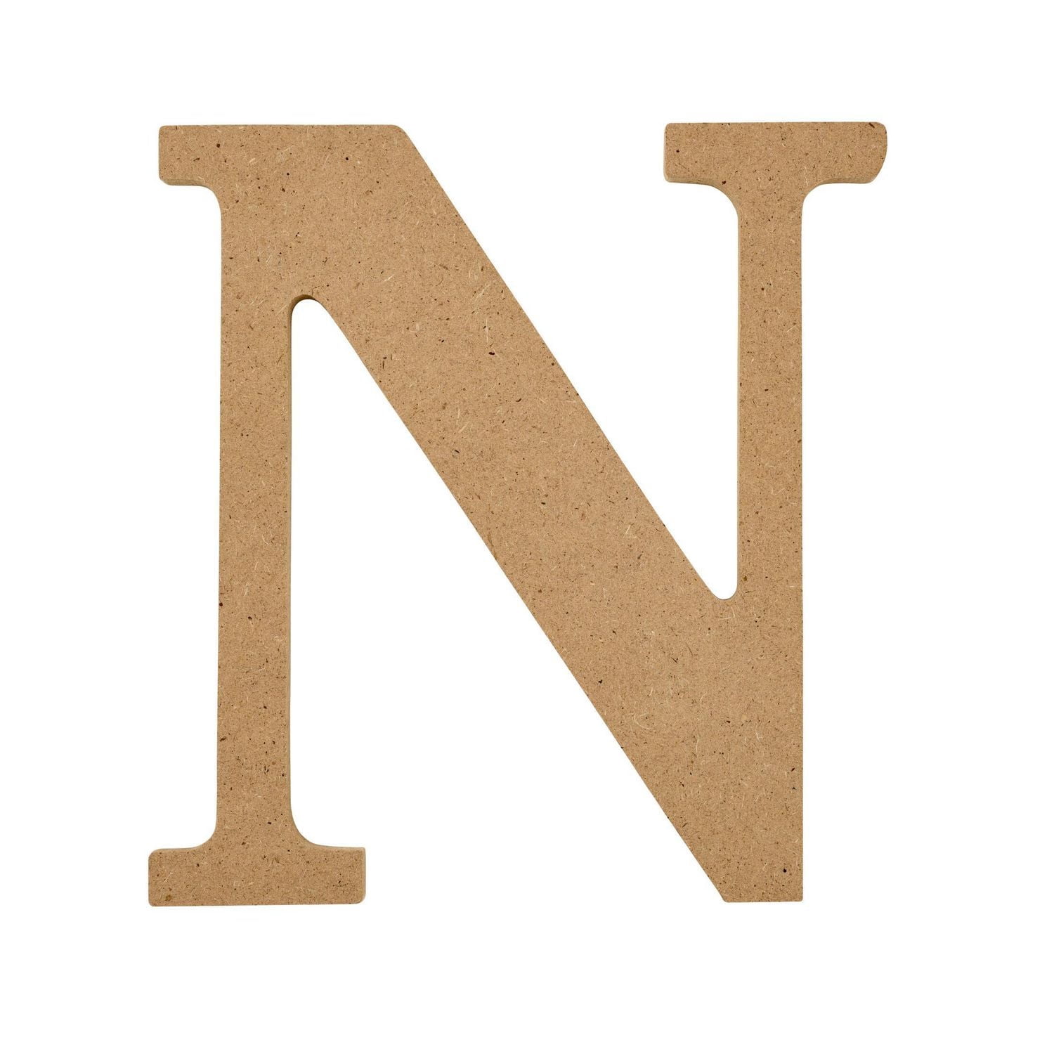 Plaid Bois Inachevé 5" Lettres