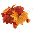thumbnail image 2 of TaTaai Gift Fall Decor Maple Leaves Acorn Lights String, Fall String Lights Plug in with LED Maple Leaf Acorn Light for Home Porch Fireplace Autumn Harvest Party Thanksgiving Decor, 2 of 5