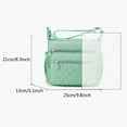 thumbnail image 3 of YOUSNH Sacoches Bandoulière Décontractées Imperméables à Multiples Poches pour Femmes, Sac Messager d'Épaule pour Voyage, Randonnée, Quotidien, Sacs d'Épaule Verts, 3 of 7