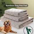 thumbnail image 3 of Tapis Imperméable pour Animaux de Compagnie et Tapis de Lit pour Chien en Fibre de Bambou Naturel Premium Réutilisables Anti-Fuites, Tapis de Protection Absorbants Doux, 3 of 13