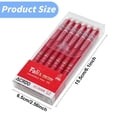 thumbnail image 3 of 6Pcs Erasable Gel Pens Retractable Red Ink Pens Erasable Gel Ink Pens 0.5mm Fine Point Smooth Writing Pens for Office Supplies Women Men Pens, 3 of 7