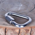 thumbnail image 3 of Climbing Triangle Connecting Ring Triangle Climbing Connecting Buckle Safety Lock Stainless Steel Connecting Buckle for Outdoor Rock Climbing Rescue, 3 of 9