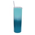 thumbnail image 1 of hometrends 20oz STAINLESS STEEL TUMBLER BLUE OMBRE, 1 of 2