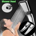 thumbnail image 3 of Rbaofujie Waterfall Shower Heads Handheld Showerheads Handheld Shower Head,300 Holes High Pressure Shower Handheld Shower Head, 3 of 5