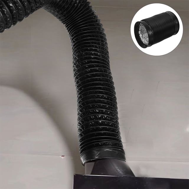 PTOOTP Tuyau d'Échappement pour Sécheuse, Conduit d'Aération, Tuyau Flexible Robuste pour Installation 1 Pcs
