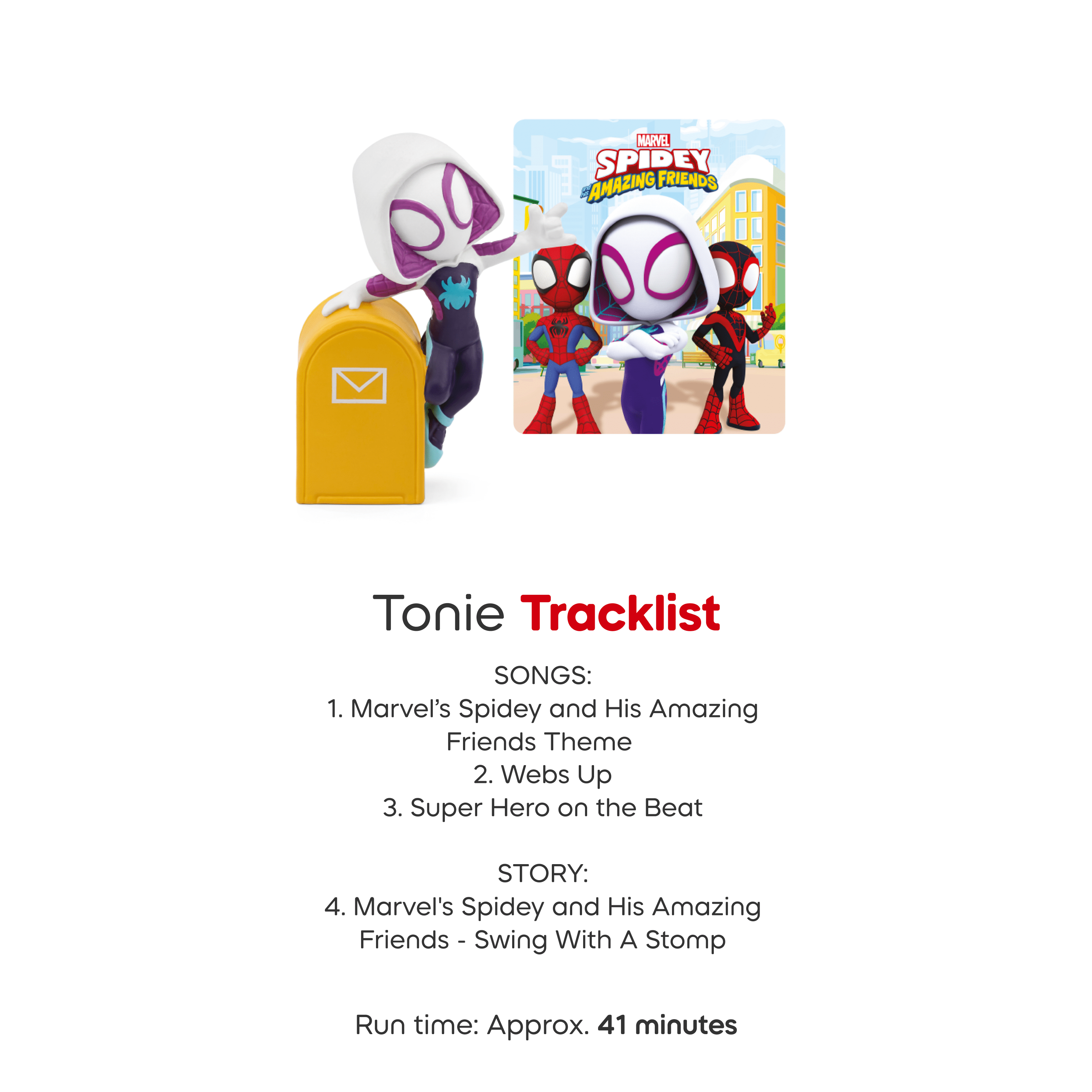 Tonies Figurine Audio - Marvel Spidey Et Ses Amis Extraordinaires - Ghost Spider(ANGLAIS)