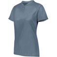 thumbnail image 2 of Augusta sportswear Women's Attain Wicking Two Button Softball Jersey, 2 of 2