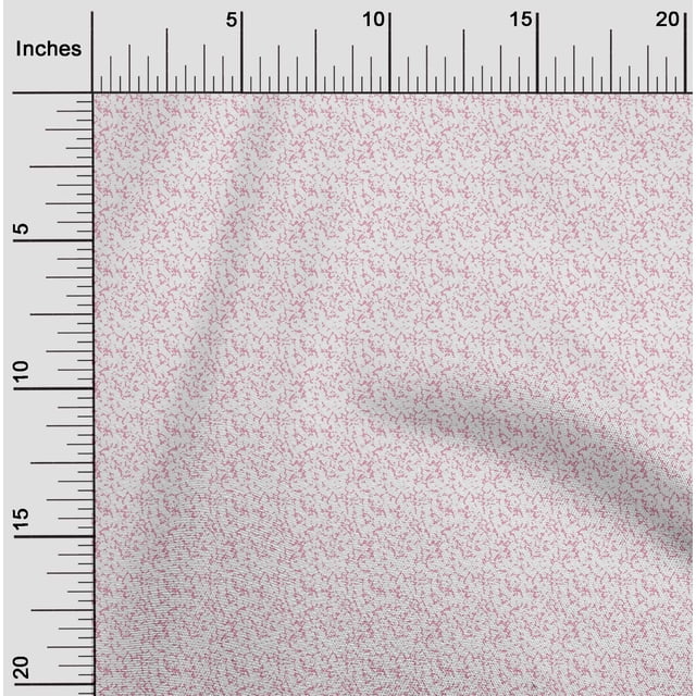 oneOone Tissu Popeline de Coton Rose Texture Abstraite Matériel de Robe Tissu Imprimé Tissu au Mètre 42 Pouces de Large