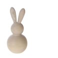 thumbnail image 1 of Natural Wooden Round Bunny Decor, 1 of 3
