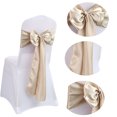 thumbnail image 3 of Set of 10 Chair Decorative Satin Sashes Bow Designed for Wedding Events Banquet Home Kitchen Decoration, 3 of 5