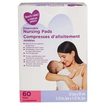 Parent's Choice Coussinets d'Allaitement Jetables - 60 Coussinets