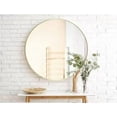 thumbnail image 5 of Better Homes & Gardens 28-inch Gold Round Wall Mirror with Frame, 5 of 5