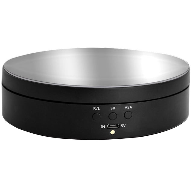 Amdohai Electric Rotating Display Stand Mirror Surface 3 Speed Regulation 3KG Load Capacity for Photography Jewelry Exhibition