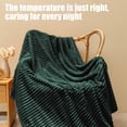thumbnail image 4 of Couette Rafraîchissante Surdimensionnée Motif Ondulé Régulation de la Température 79x59po Couverture Double Couche Vert, 4 of 6