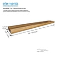 thumbnail image 3 of Tablette de foyer de 60 po en bois, 3 of 12