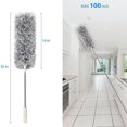 thumbnail image 2 of EIGTHTAIL Dusters for Cleaning High Ceiling Fan   Microfiber Feather Duster with 30‘‘ to 100‘‘ Telescoping Extension Pole  Long Extendable Duster for Home Car Furniture Cobweb, 2 of 7