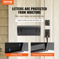thumbnail image 2 of VEVOR Through The Door Key Drop Box 12x6x16" Mailbox with 1.8"12" Key Lock Black, 2 of 9