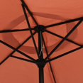 thumbnail image 3 of vidaXL Parasol Terracotta 200x224 cm Aluminium, 3 of 5