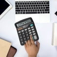 thumbnail image 3 of Basic Standard Calculators Mini Digital Desktop Calculator With 8-Digit LCD Display. Calculator Pocket Size For Home School For Kids, 3 of 6