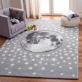 thumbnail image 1 of Safavieh Carousel Kids Moon in the Stars Area Rug, 1 of 8