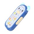 thumbnail image 4 of Baby Phone Toy, Silicone  Lightweight Portable Children Phone To  For Home For Kindergarten Blue, 4 of 8