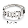 thumbnail image 1 of EGNMCR Rings Twelve English Letter Opening Stainless Steel stud earring, 1 of 2