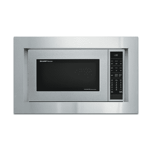 SHARP RK94S30F 30" Built-In Microwave Oven Trim Kit, Stainless Steel, Compatible with Sharp SMC1585KS, Easy Install, Seamless Built-In Appearance