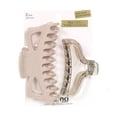 thumbnail image 1 of Scunci Savvy Value 2 pk Large Mixed Claw Clips, Clear Cut Out and Blush Pink, All Hair Types, 1 of 6