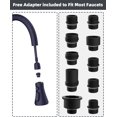 thumbnail image 4 of ORUYROP Pull Down Spray Head for Kitchen Faucet,3-Function Kitchen Sink Spray with 10 Adapters, Faucet Head Replacement Compatible with Moen, American Standard, Delta, Kohler Faucets Oil-Rubbe, 4 of 7