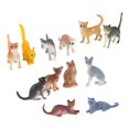 thumbnail image 1 of Lot de 12 Pcs Modèle de Jouet Animal Petite Figurine Chat Adorable Décoration Maison, 1 of 1