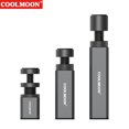 thumbnail image 4 of Graphics Card GPU Holder Support Adjustable Telescopic Rotary Screw Aluminum Alloy Video Card Bracket Desktop PC Case Accessory Silver 28 to 50mm, 4 of 6