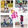 thumbnail image 3 of Karymi Ensemble de 7 Pcs Enfants Casque Genouillères Coudières Vélo Patin Bicyclette Protections jusqu'à 60 % de Rabais jusqu'à 45 % de Rabais Fête du Travail, 3 of 3