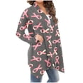 thumbnail image 5 of Pisexur Veste pour Femmes Cardigans Ouverts Trench-Coats Vestes d'Automne Mode Imprimée Cardigan à Manches Longues, 5 of 5