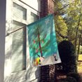 thumbnail image 2 of Carolines Treasures BB9334CHF California White Rabbit Christmas Flag - Canvas House Size, 2 of 4