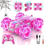 Remote Control Car, RC Cars Toys for 3-6 7-10 Year Old Girl Boys, 2.4Ghz Fast Stunt, Double Sided Race Car for Kids Outdoor Toys Birthday