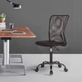 thumbnail image 2 of BestOffice Ergonomic Home Office Chair, Mid-Back Adjustable Executive Swivel Task Chair with Lumbar Support, Mesh, Black, 2 of 7