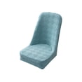 thumbnail image 2 of EGNMCR Home Decor, Room Decor, Wall Decor Large Arcs Half Pack Elastic Dining Table Chair Cover Half Round Household Chair Cover Cushion Backrest One Universals Chair Flock Stools Cover Cover, 2 of 6