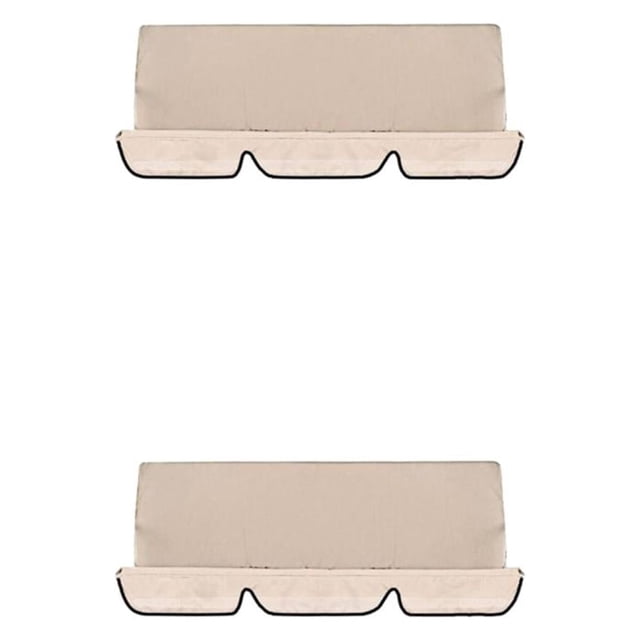 Baohd Easy To Waterproof Swings Cushion Covers For Outdoor Swing Cushion Sturdy off-white 2Set