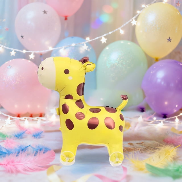 Jouet Gonflable pour Enfants Ballon à Pousser avec Roues Jouet Intérieur Extérieur pour Exercice et Jeu Sécuritaire pour 3 Ans et Plus