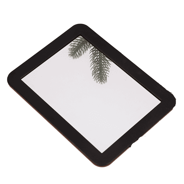 CHOKLocker Mirror Safety-Oriented Rounded Corners Magnetic Mirror Unmatched Adhesion Portable Travel Mirror Pink